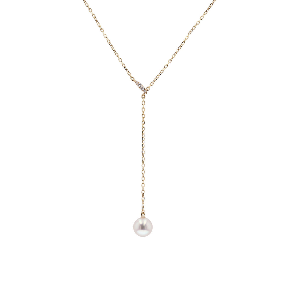 Lariat Akoya Pearl Necklace