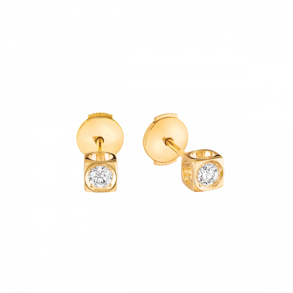 Le Cube Diamant Stud Earrings
