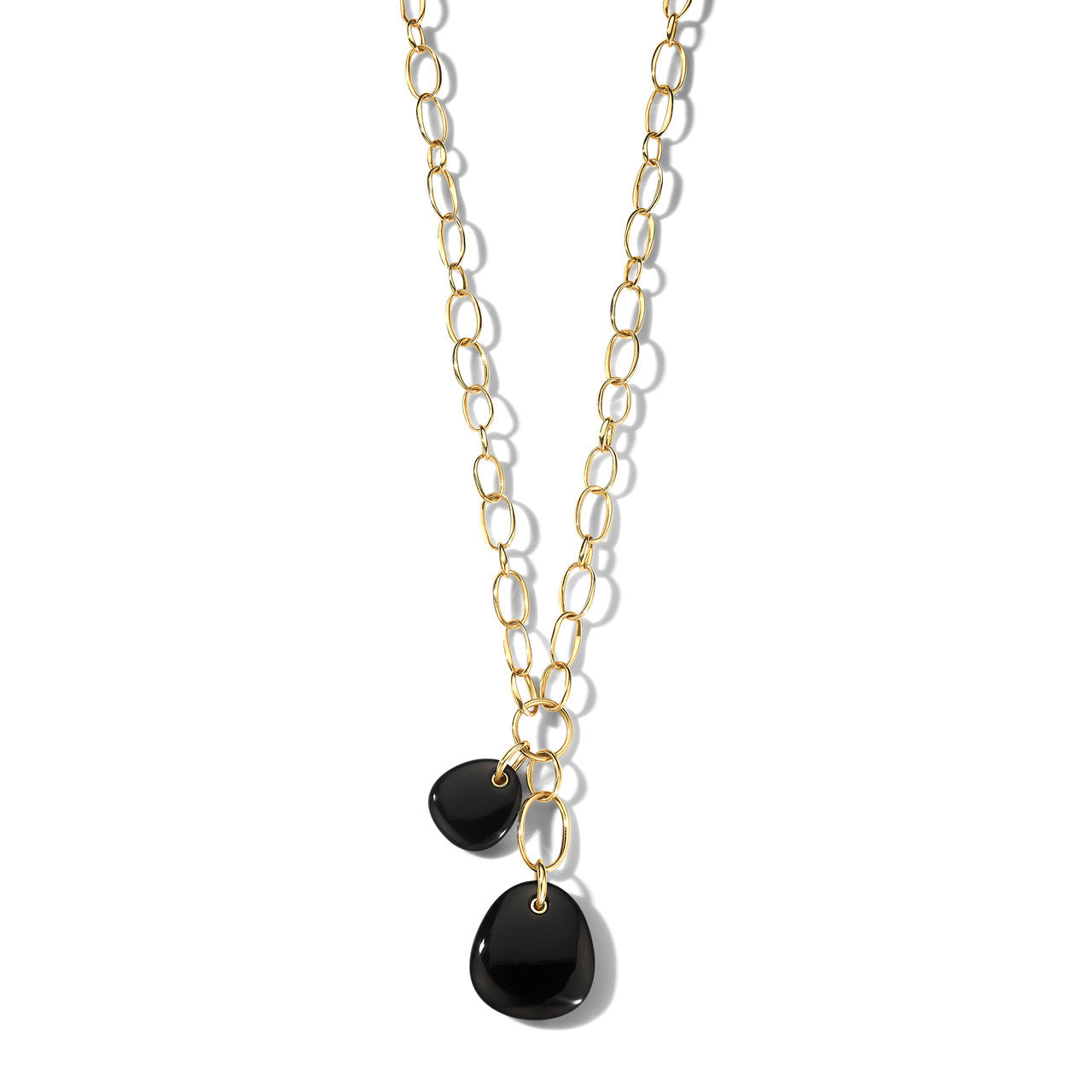 Rock Candy Two-Pebble Pendant Necklace