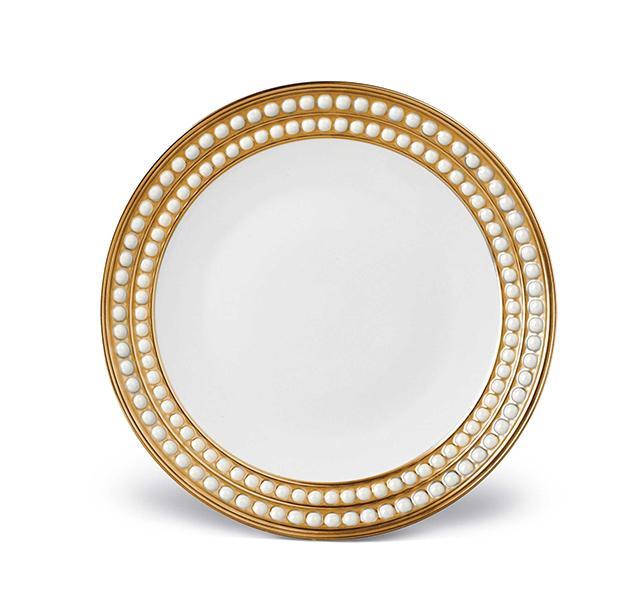 Perlée Gold Dessert Plate