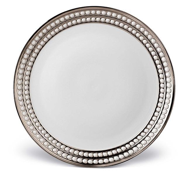 Perlée Platinum Dinner Plate