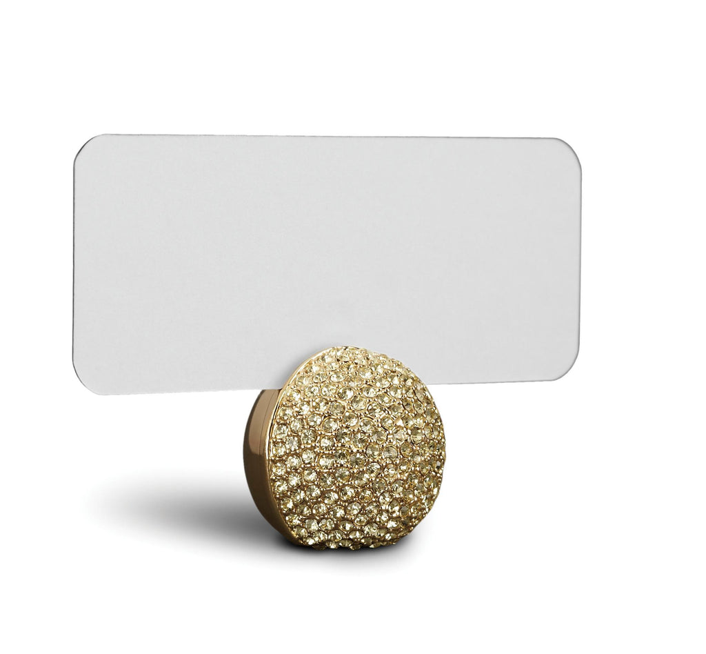 Pave Sphere Place Card Holders Set of 6