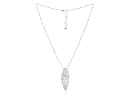 Diamond Mosaic Pendant Necklace