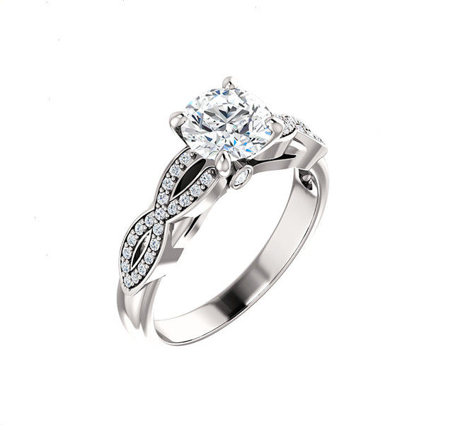Braided Engagement Ring Setting