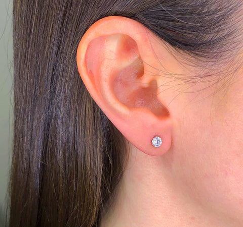 Diamond Stud Earring 3/4ct