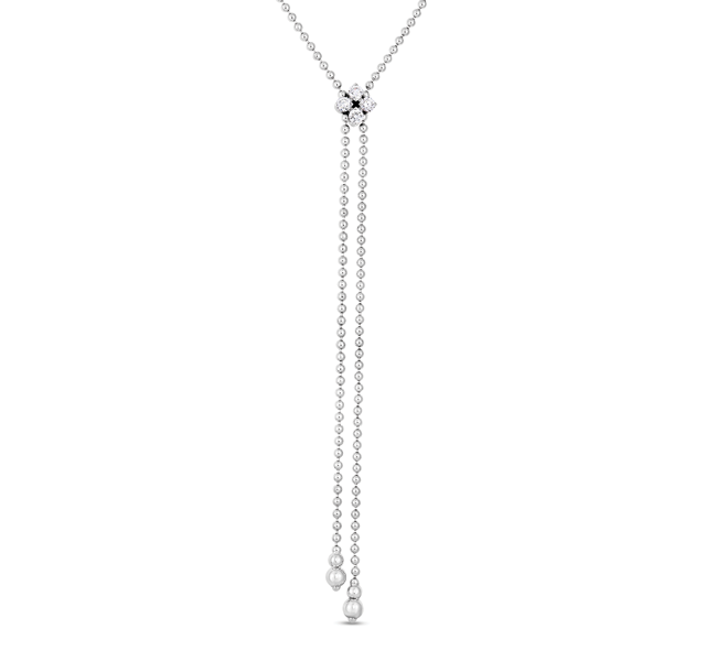 Love in Verona Diamond Lariat Necklace
