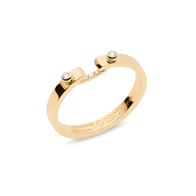 'Business Meeting' Mood Ring in Yellow Gold