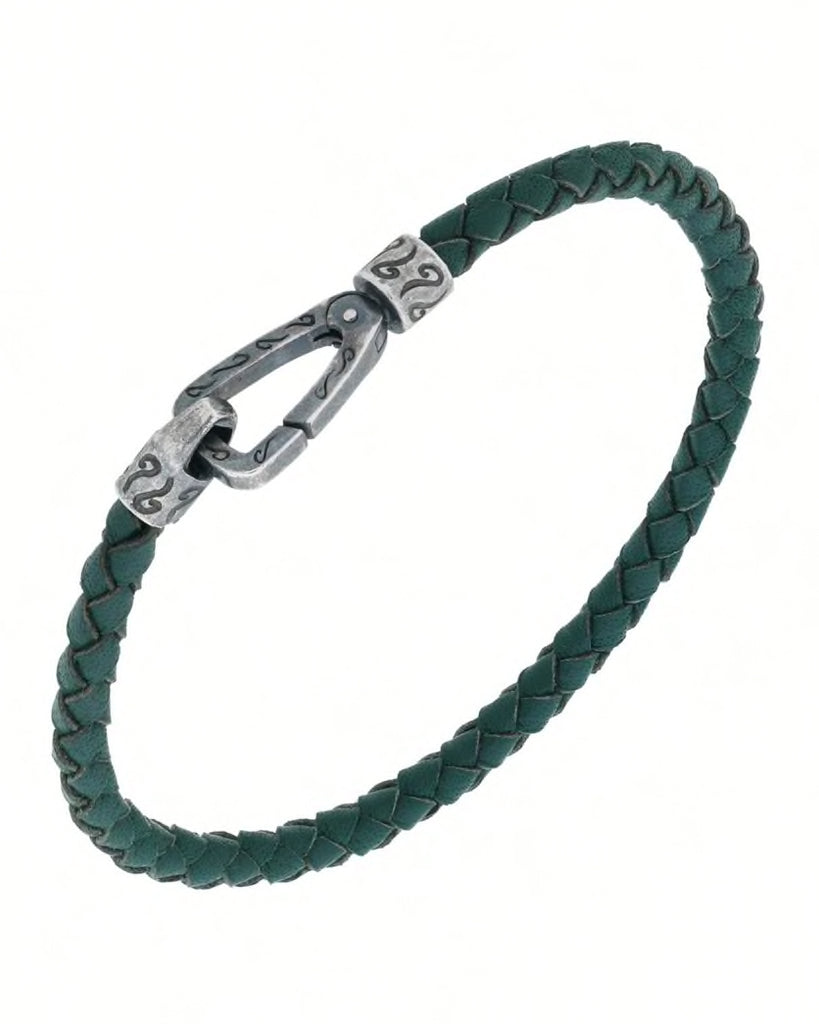 Lash Green Woven Bracelet