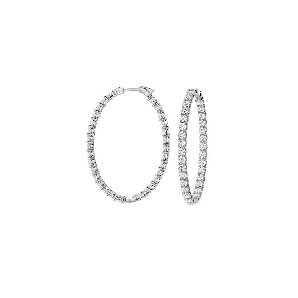 2" In/Out Oval Shaped Hoops