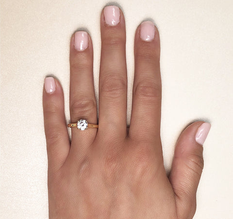 Trellis Style Engagement Ring Setting