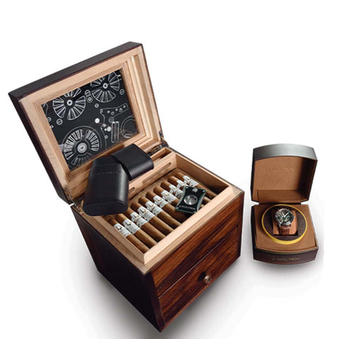 Accutron Spaceview 2020 x La Palina Gift Set with Humidor & Cigars