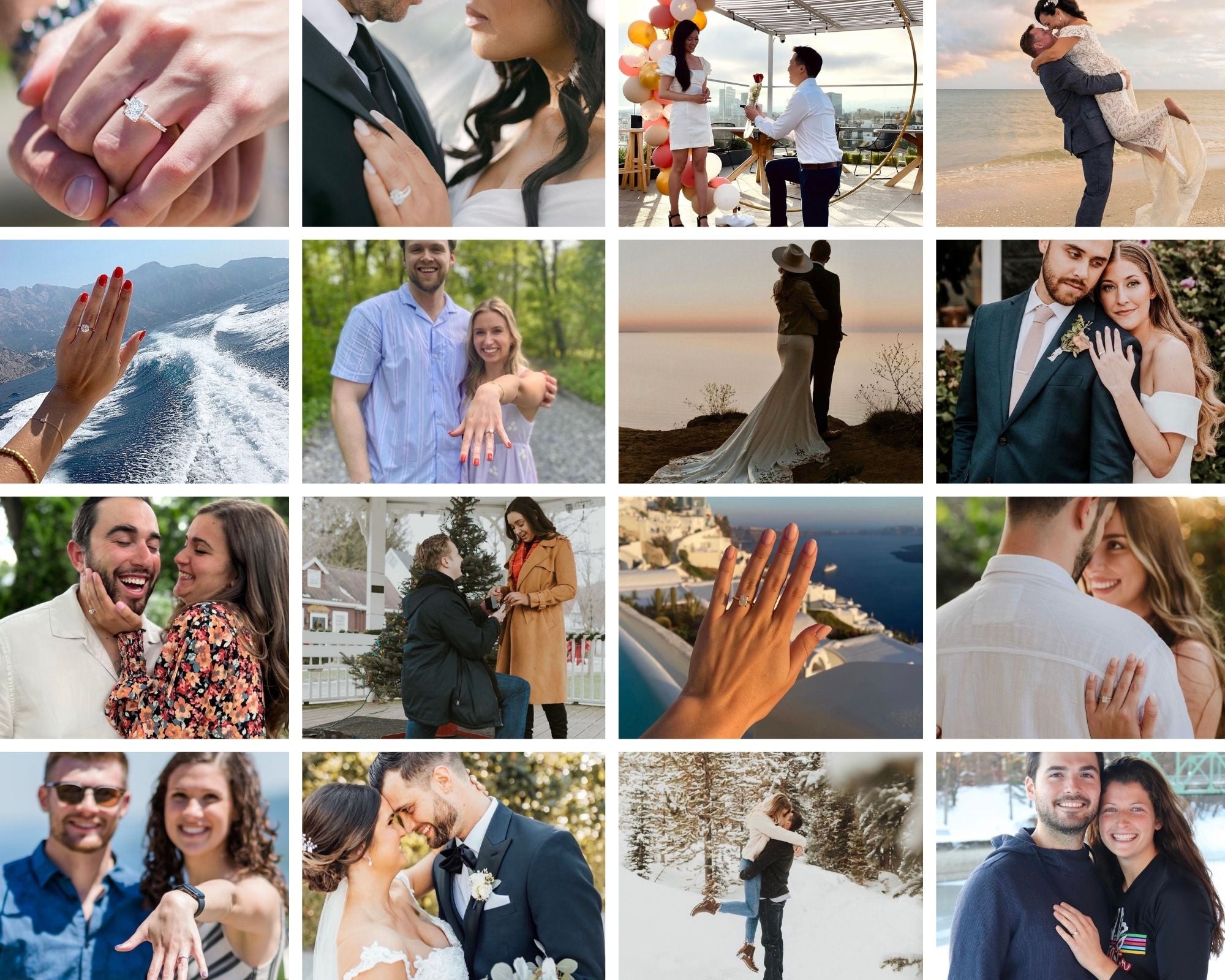 Mann's Jewelers Couples Photos